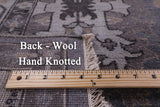 Grey Persian Fine Serapi Handmade Wool Rug - 9' 0" X 11' 9" - Golden Nile