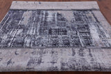 Modern Hand Knotted Wool & Silk Rug - 7' 11" X 10' 1" - Golden Nile