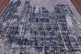 Modern Hand Knotted Wool & Silk Rug - 7' 11" X 10' 1" - Golden Nile