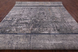 Modern Hand Knotted Wool & Silk Rug - 9' 0" X 12' 2" - Golden Nile