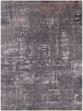 Modern Hand Knotted Wool & Silk Rug - 9' 0" X 12' 2" - Golden Nile