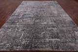 Modern Hand Knotted Wool & Silk Rug - 9' 0" X 12' 2" - Golden Nile