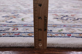 Ivory Square Persian Nain Hand Knotted Wool & Silk Rug - 8' 11" X 9' 0" - Golden Nile