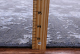 Grey Modern Hand Knotted Wool & Silk Rug - 8' 2" X 10' 0" - Golden Nile