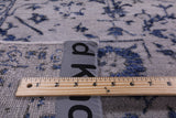 Grey Modern Handmade Wool & Silk Rug - 7' 11" X 10' 1" - Golden Nile