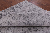 Grey Modern Handmade Wool & Silk Rug - 8' 1" X 10' 1" - Golden Nile
