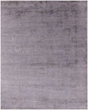 Grey Modern Handmade Wool & Silk Rug - 8' 0" X 10' 1" - Golden Nile