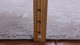 Grey Modern Hand Knotted Wool & Silk Rug - 8' 1" X 10' 0" - Golden Nile