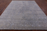 Grey Modern Handmade Wool & Silk Rug - 8' 2" X 10' 1" - Golden Nile
