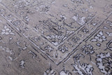 Grey Modern Handmade Wool & Silk Rug - 8' 2" X 10' 1" - Golden Nile