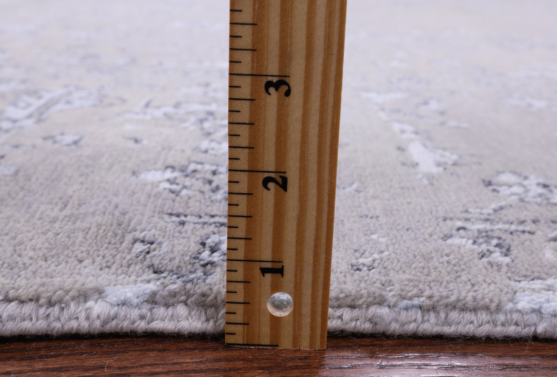 Grey Modern Handmade Wool & Silk Rug - 8' 2" X 10' 1" - Golden Nile