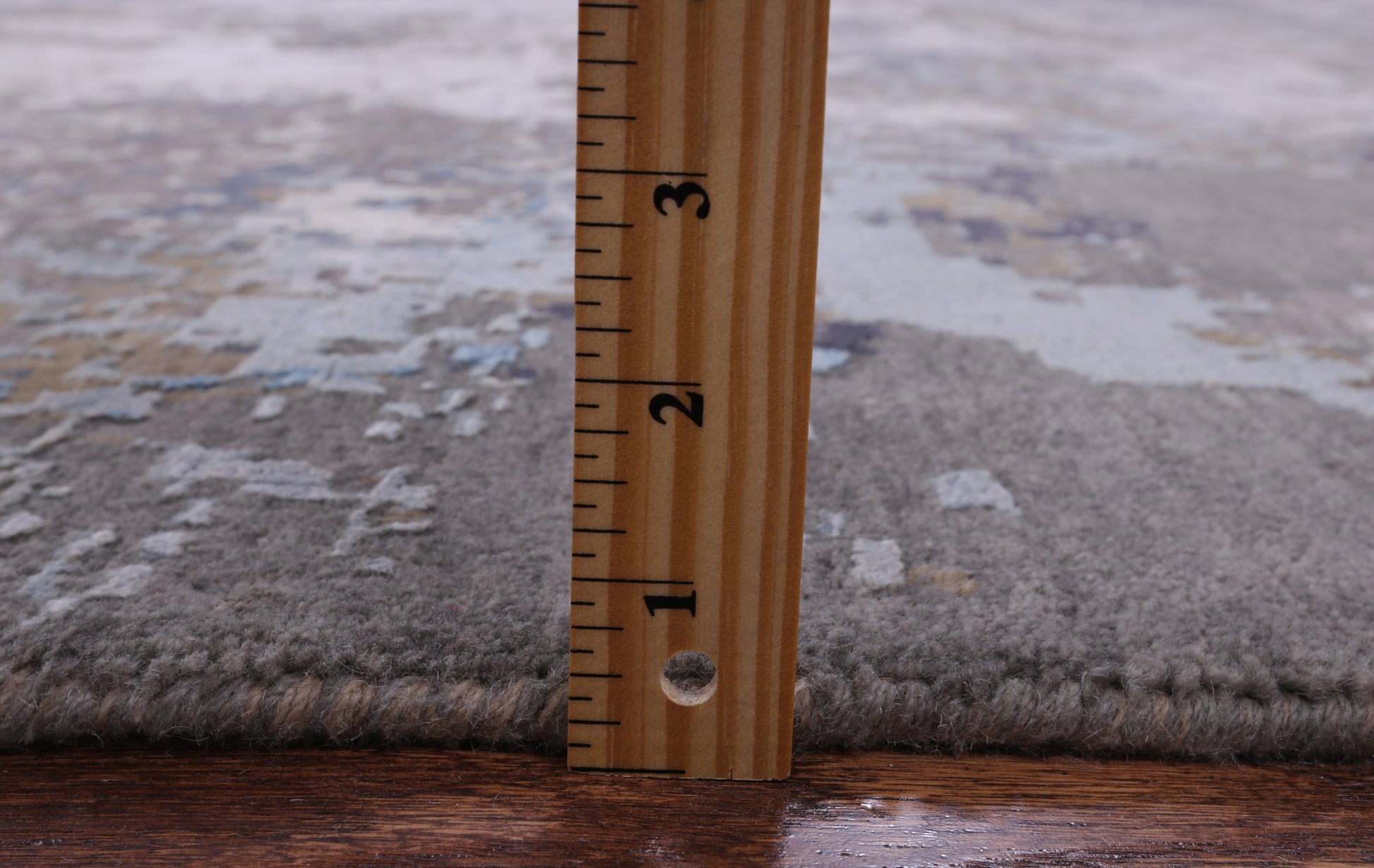Modern Handmade Wool & Silk Rug - 9' 0" X 12' 3" - Golden Nile