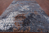 Modern Hand Knotted Wool & Silk Rug - 8' 11" X 12' 0" - Golden Nile