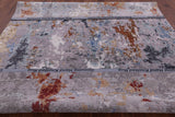 Modern Handmade Wool & Silk Rug - 8' 0" X 10' 3" - Golden Nile