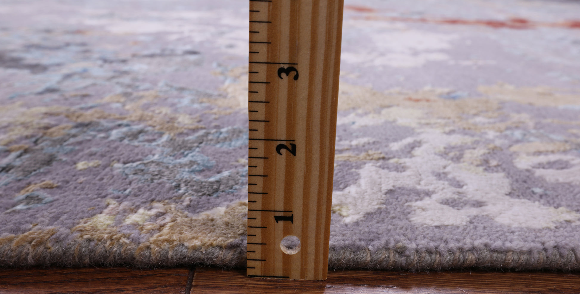 Modern Handmade Wool & Silk Rug - 8' 0" X 10' 3" - Golden Nile