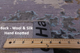 Modern Handmade Wool & Silk Rug - 8' 0" X 10' 3" - Golden Nile
