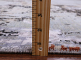 Modern Hand Knotted Wool & Silk Rug - 8' 0" X 9' 8" - Golden Nile
