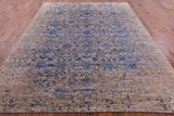 Modern Hand Knotted Wool & Silk Rug - 7' 9" X 10' 0" - Golden Nile
