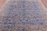 Modern Hand Knotted Wool & Silk Rug - 7' 9" X 10' 0" - Golden Nile
