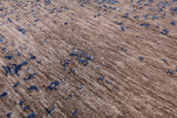 Modern Hand Knotted Wool & Silk Rug - 7' 9" X 10' 0" - Golden Nile