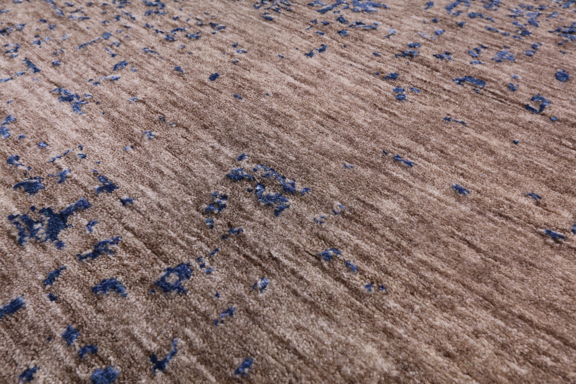 Modern Hand Knotted Wool & Silk Rug - 7' 9" X 10' 0" - Golden Nile