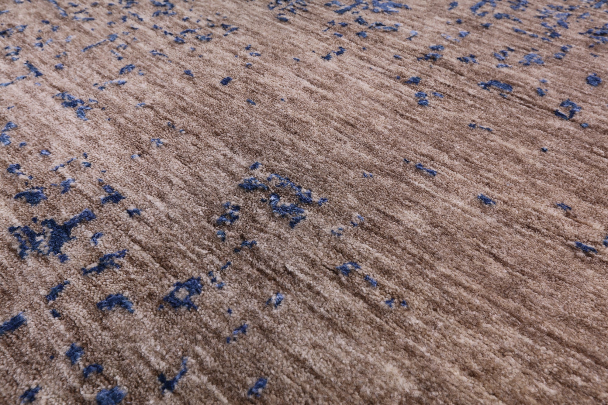Modern Hand Knotted Wool & Silk Rug - 7' 9" X 10' 0" - Golden Nile