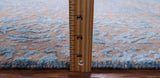Grey Modern Hand Knotted Wool & Silk Rug - 8' 2" X 10' 1" - Golden Nile