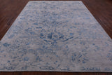 Grey Modern Handmade Wool & Silk Rug - 8' 2" X 10' 2" - Golden Nile
