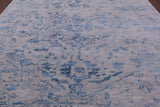 Grey Modern Handmade Wool & Silk Rug - 8' 2" X 10' 2" - Golden Nile
