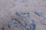 Grey Modern Handmade Wool & Silk Rug - 8' 2" X 10' 2" - Golden Nile