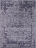 Grey Modern Handmade Wool & Silk Rug - 7' 10" X 10' 7" - Golden Nile