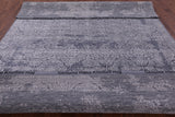 Grey Modern Handmade Wool & Silk Rug - 7' 10" X 10' 7" - Golden Nile