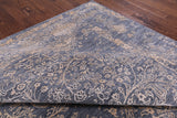 Grey Modern Hand Knotted Wool & Silk Rug - 9' 1" X 12' 2" - Golden Nile
