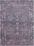 Grey Modern Handmade Wool & Silk Rug - 9' 0" X 12' 1" - Golden Nile
