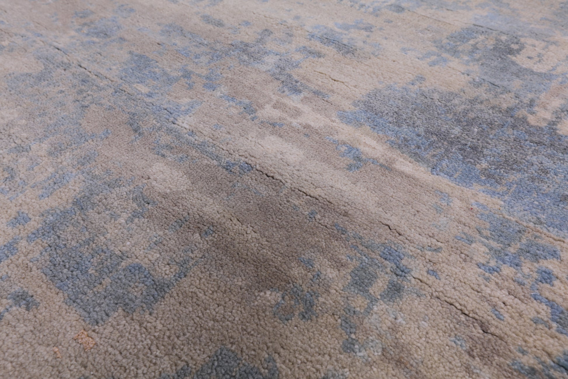 Modern Hand Knotted Wool & Silk Rug - 8' 10" X 12' 0" - Golden Nile