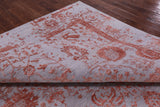 Grey Persian Handmade Wool & Silk Rug - 9' 0" X 12' 0" - Golden Nile