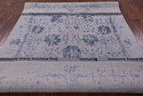 Grey Modern Handmade Wool & Silk Rug - 6' 1" X 9' 1" - Golden Nile