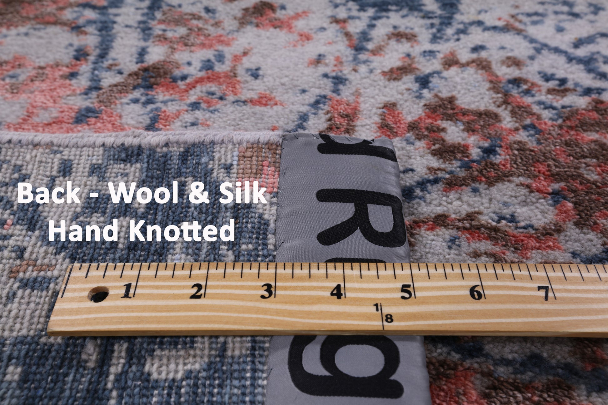 Modern Hand Knotted Wool & Silk Rug - 5' 8" X 8' 0" - Golden Nile