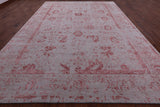Grey Persian Handmade Wool & Silk Rug - 10' 0" X 13' 11" - Golden Nile