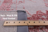 Grey Persian Handmade Wool & Silk Rug - 10' 0" X 13' 11" - Golden Nile