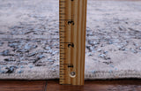 Grey Modern Hand Knotted Wool & Silk Rug - 4' 0" X 6' 1" - Golden Nile