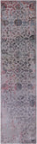 Grey Modern Handmade Wool & Silk Runner Rug - 2' 6" X 10' 0" - Golden Nile