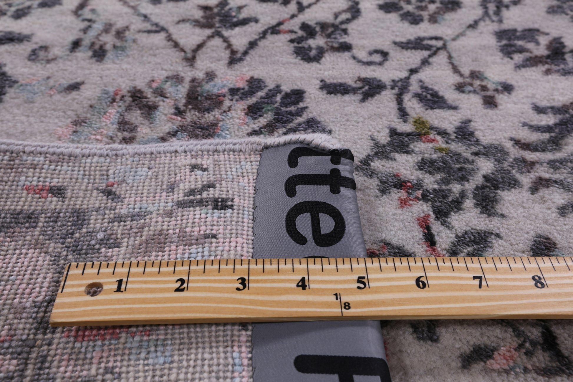 Grey Modern Handmade Wool & Silk Runner Rug - 2' 6" X 10' 0" - Golden Nile
