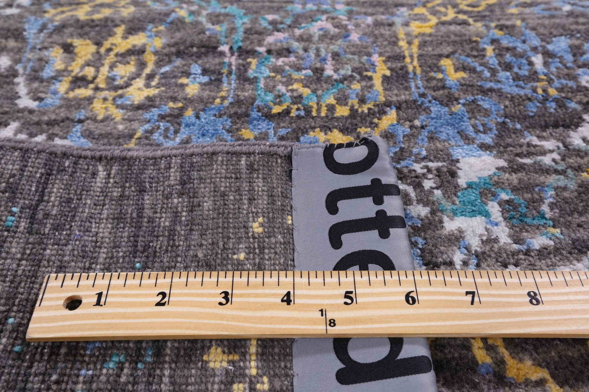 Modern Hand Knotted Wool & Silk Rug - 3' 0" X 5' 4" - Golden Nile
