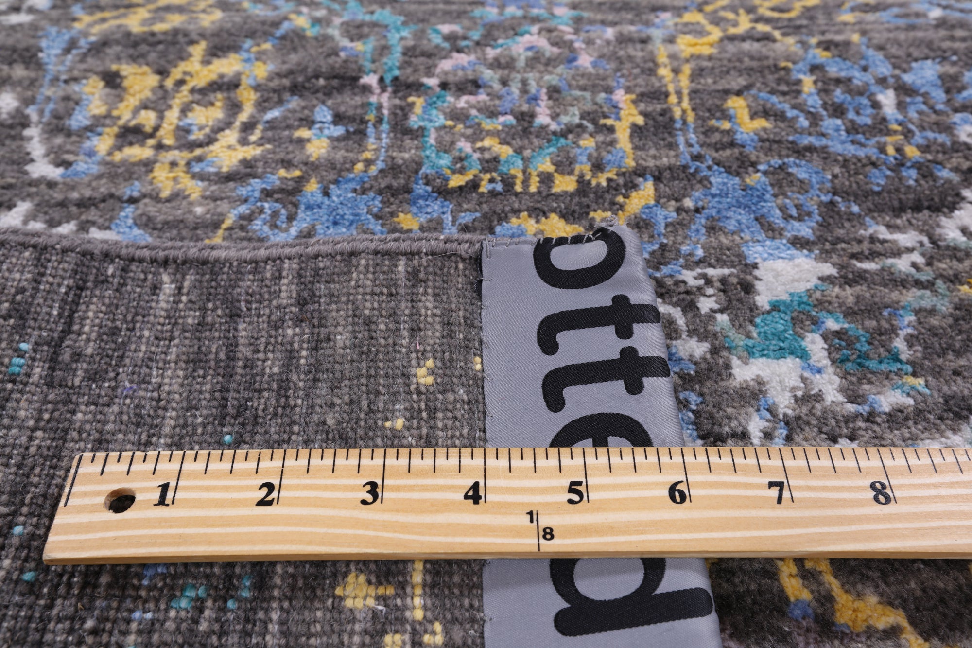 Modern Hand Knotted Wool & Silk Rug - 3' 0" X 5' 4" - Golden Nile