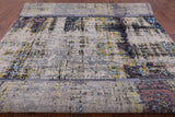 Modern Handmade Wool & Silk Rug - 8' 1" X 10' 1" - Golden Nile