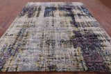 Modern Handmade Wool & Silk Rug - 8' 1" X 10' 1" - Golden Nile