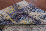 Modern Handmade Wool & Silk Rug - 8' 1" X 10' 1" - Golden Nile