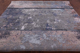 Modern Hand Knotted Wool & Silk Rug - 9' 0" X 12' 1" - Golden Nile