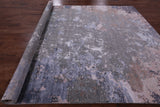 Modern Hand Knotted Wool & Silk Rug - 9' 0" X 12' 1" - Golden Nile